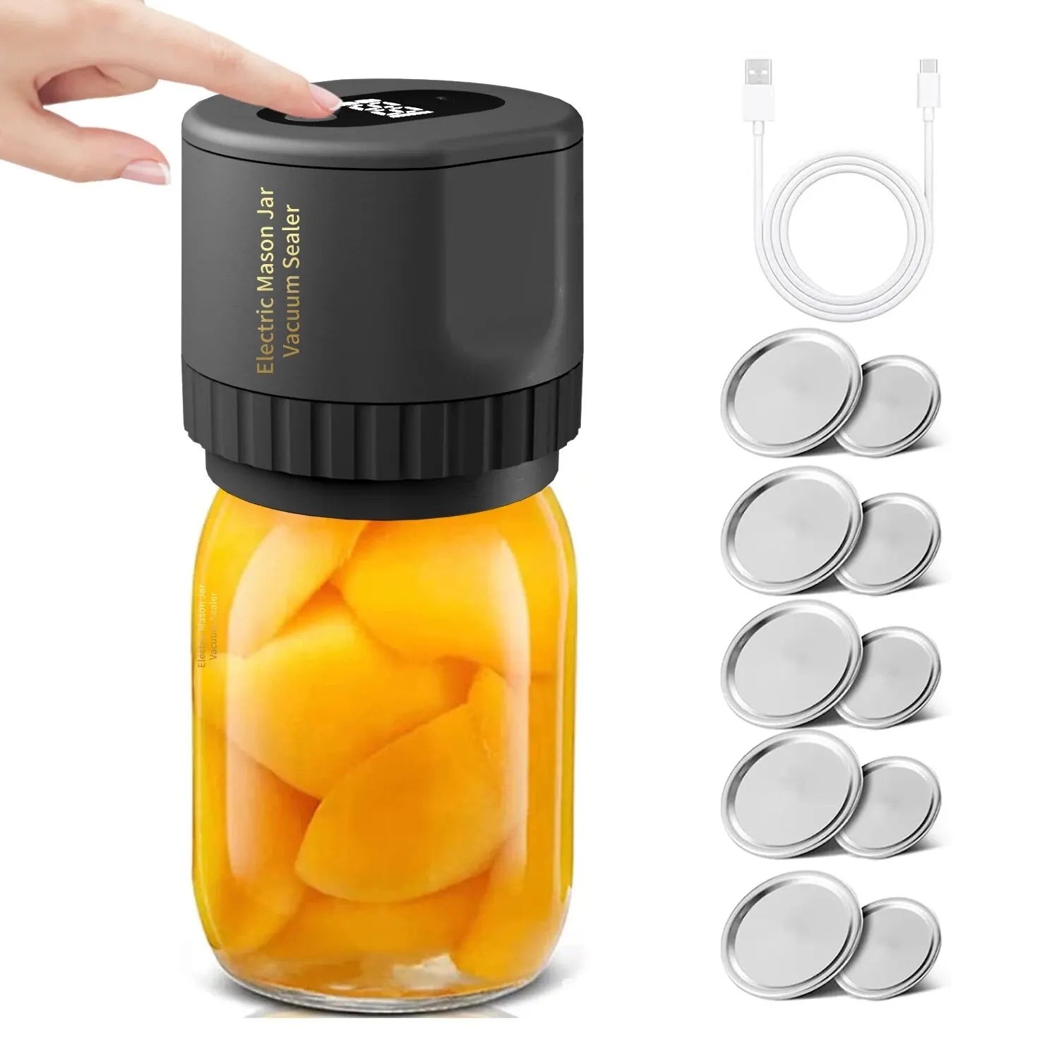 ﻿Electric Mason Jar Vacuum Sealer - Cook Supplies Online