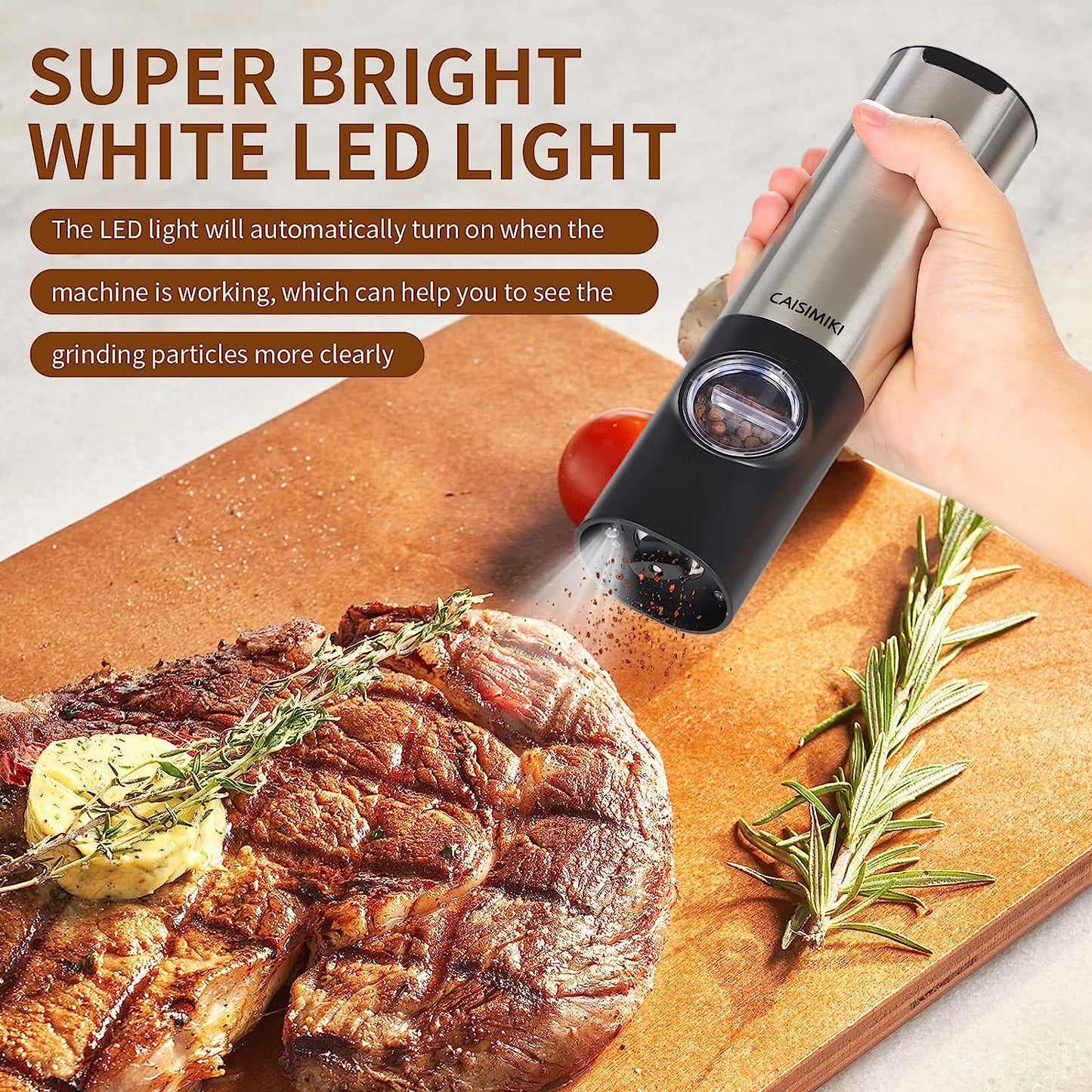 Electric Salt and Pepper Grinder - Cook Supplies Online