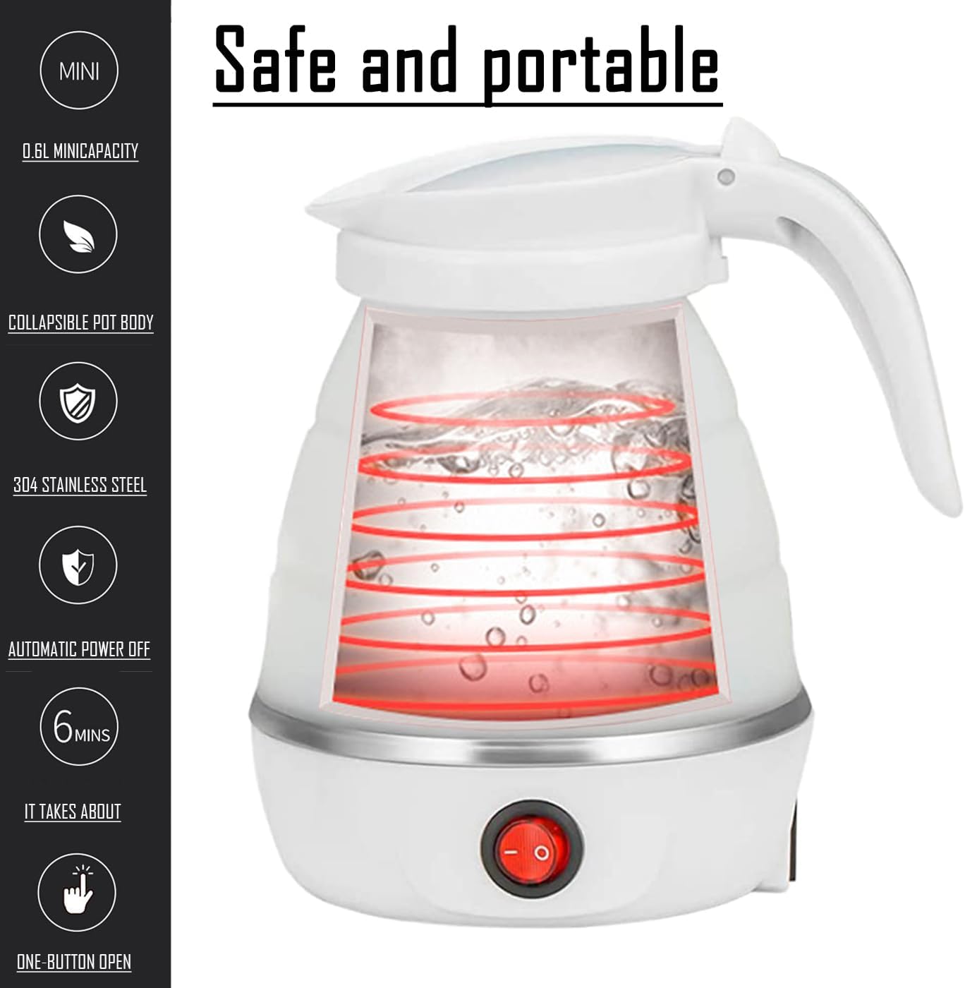 Foldable Electric Kettle - Cook Supplies Online