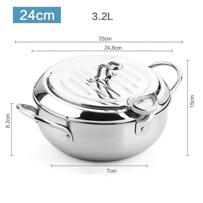 Japanese Deep Frying Pot - Cook Supplies Online
