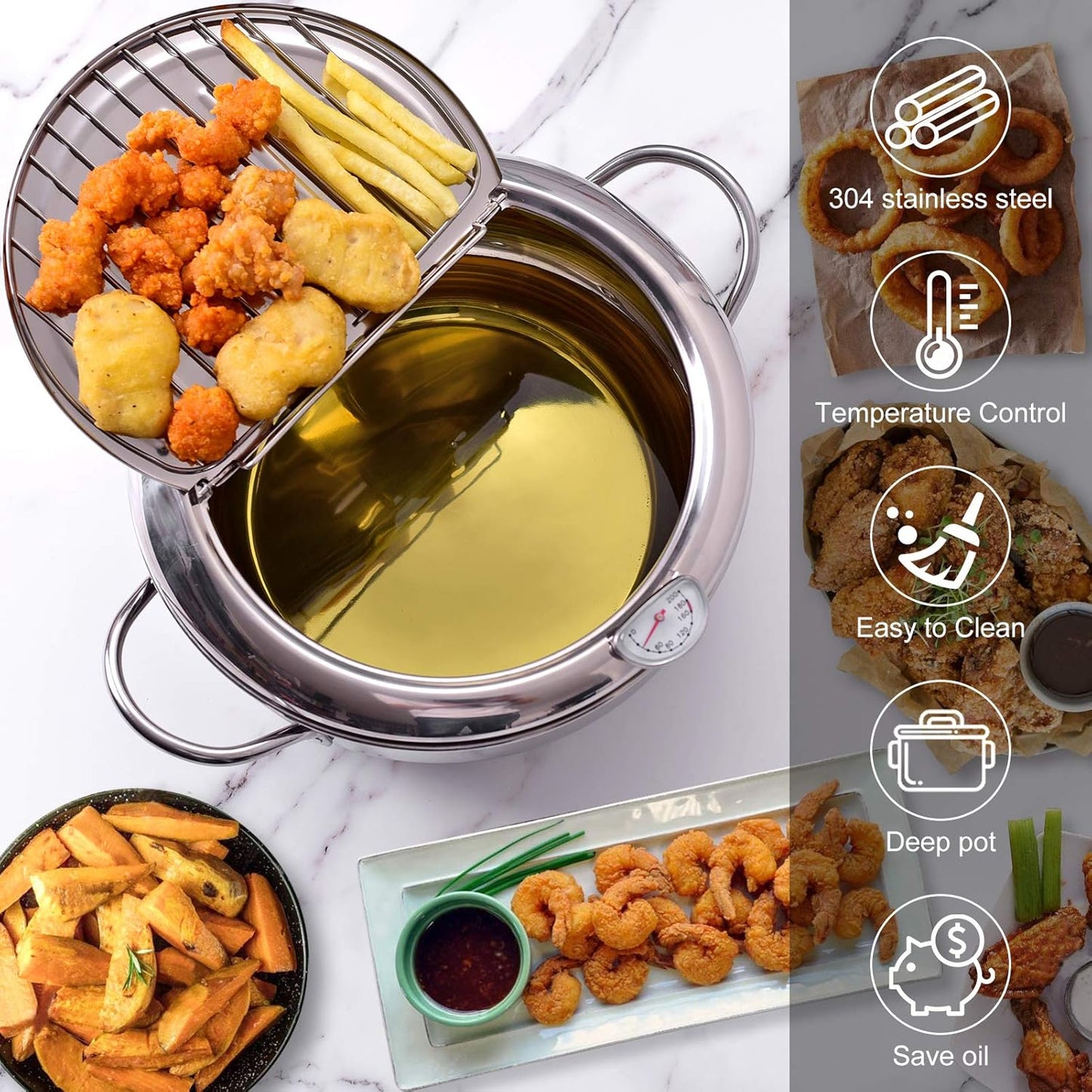 Japanese Deep Frying Pot - Cook Supplies Online
